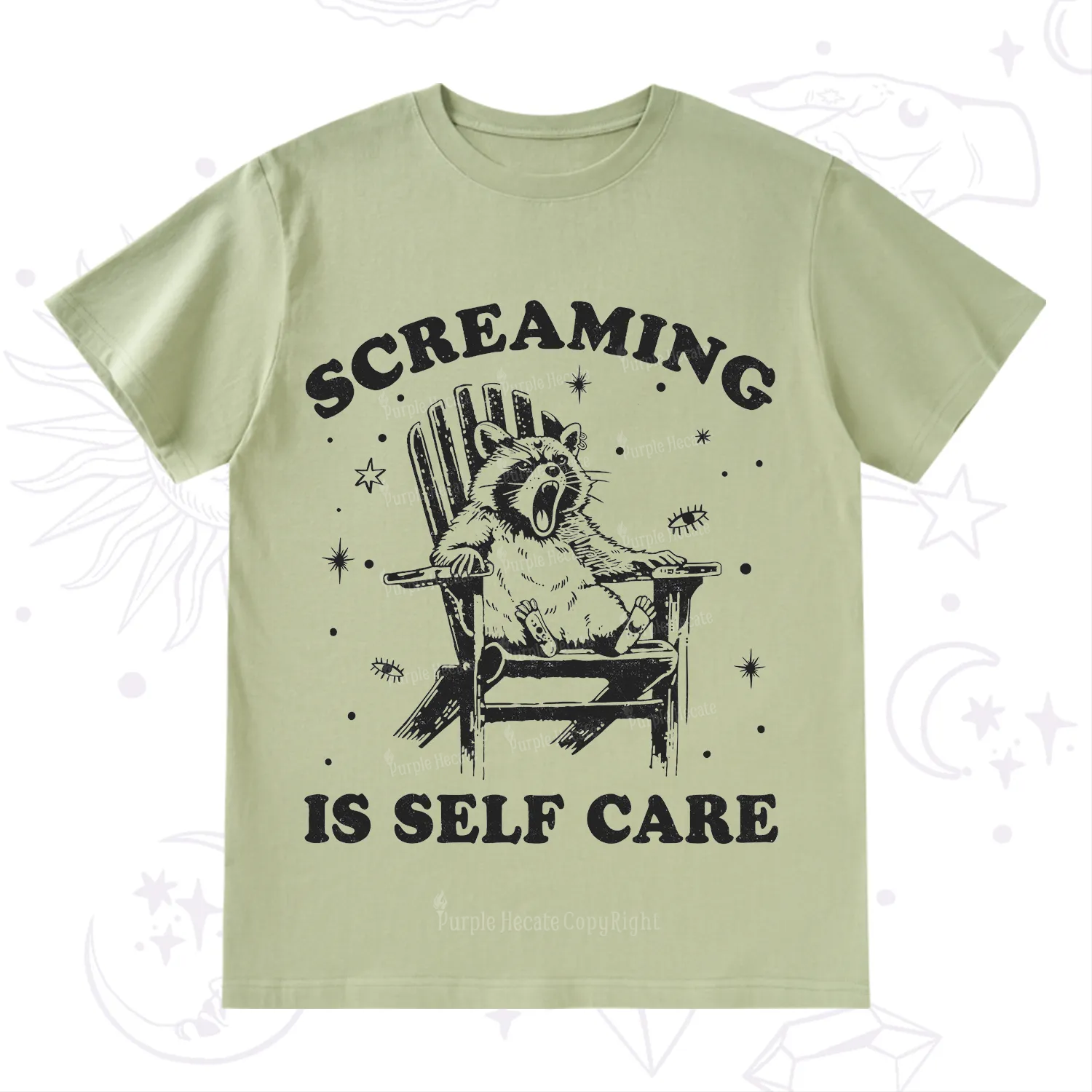 Purplehecate Screaming is Self Care T-Shirt
