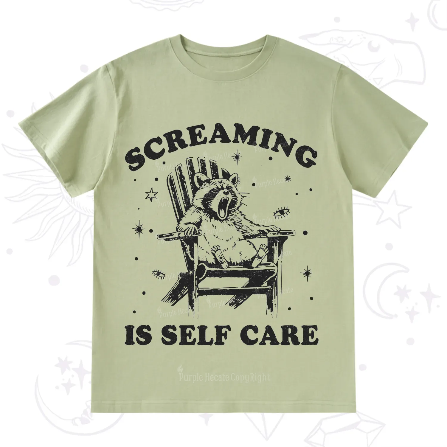 Purplehecate Screaming is Self Care T-Shirt