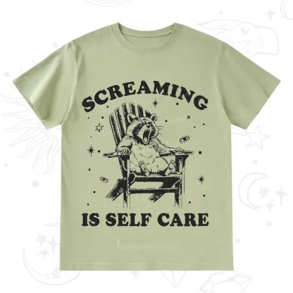 Purplehecate Screaming is Self Care T-Shirt