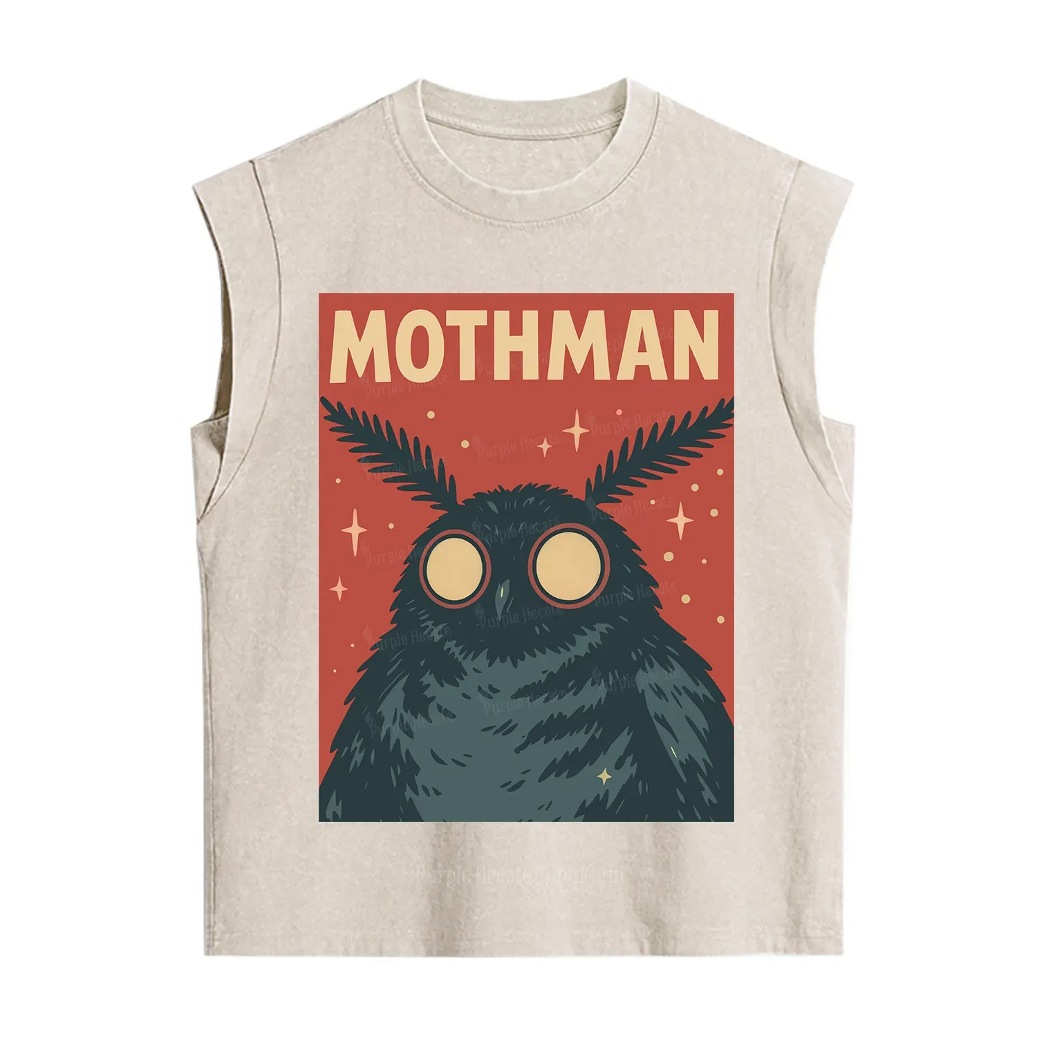Purplehecate Mothman Vintage Washed Tank