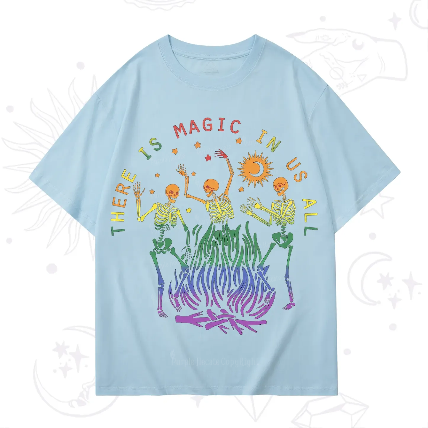 Purplehecate Pride Outfit There is Magic in Us All Back T-Shirt