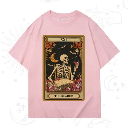 Purplehecate The Reader Tarot Skeleton T-Shirt