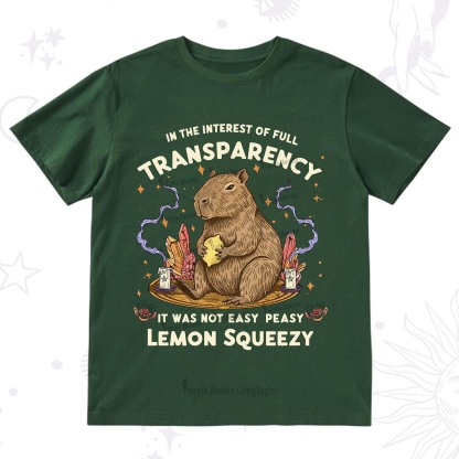 Purplehecate Funny Capybara T-Shirt