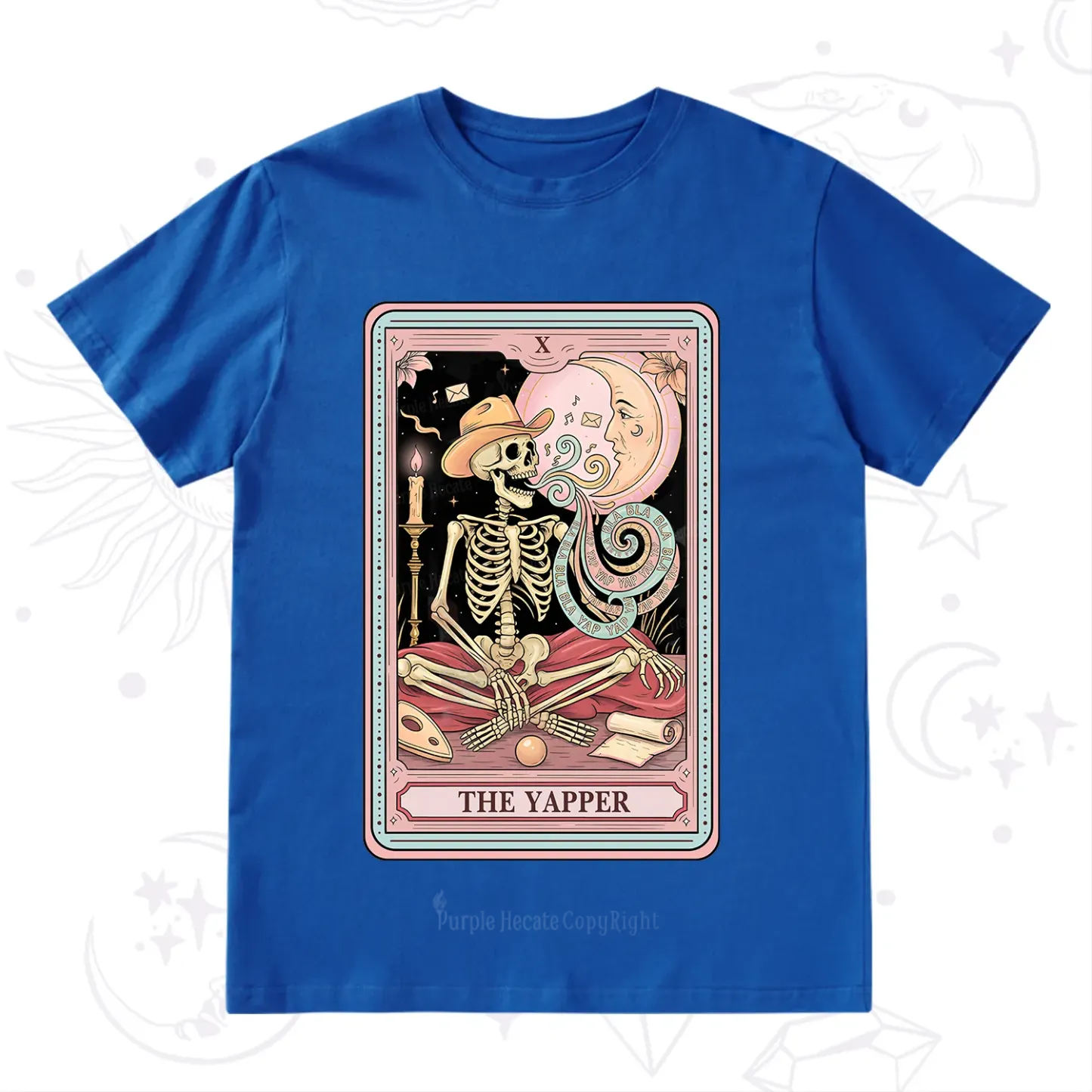 Purplehecate The Skeleton Yapper Tarot T-Shirt