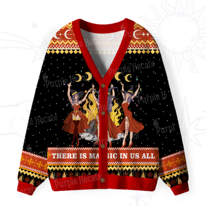 Purplehecate There Is Magic In Us All Ugly Cardigan Sweaters