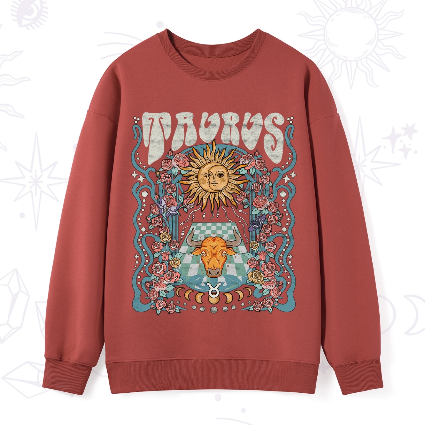Purplehecate Taurus Spirit Zodiac Sweatshirt