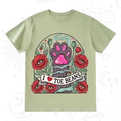 Purplehecate Toe Beans Lover Paw T-Shirt