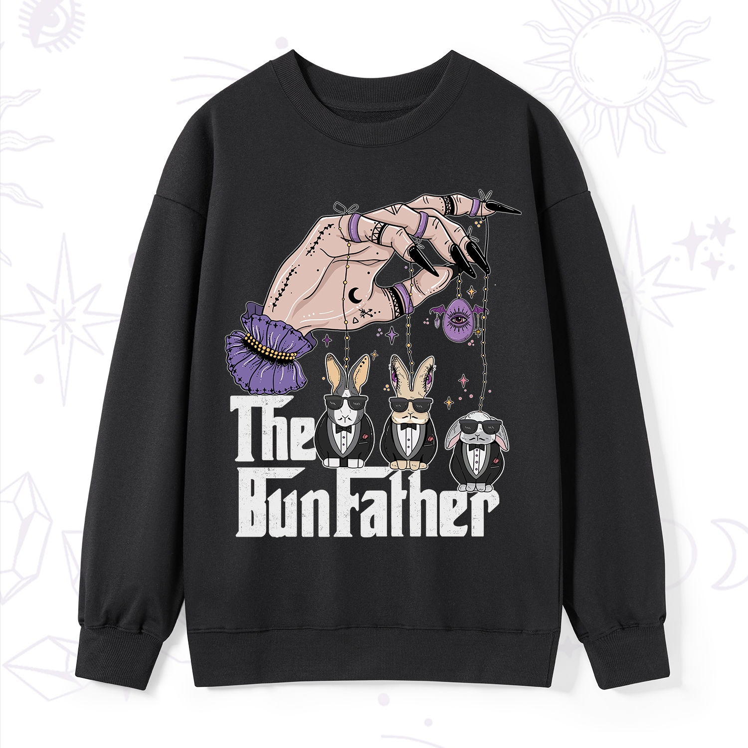 Purplehecate The Bunfather Easter Sweatshirt