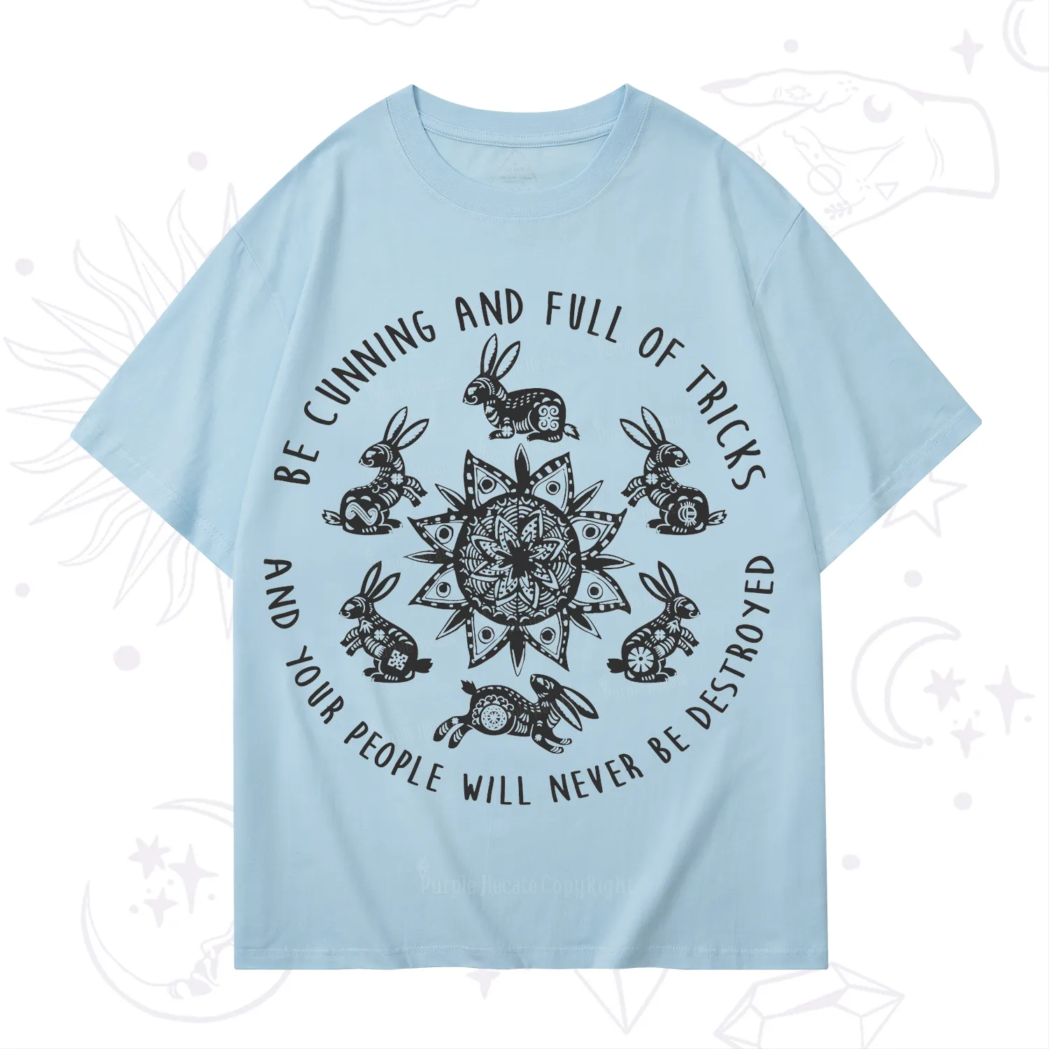 Purplehecate Cunning Rabbit Protection Spell T-Shirt