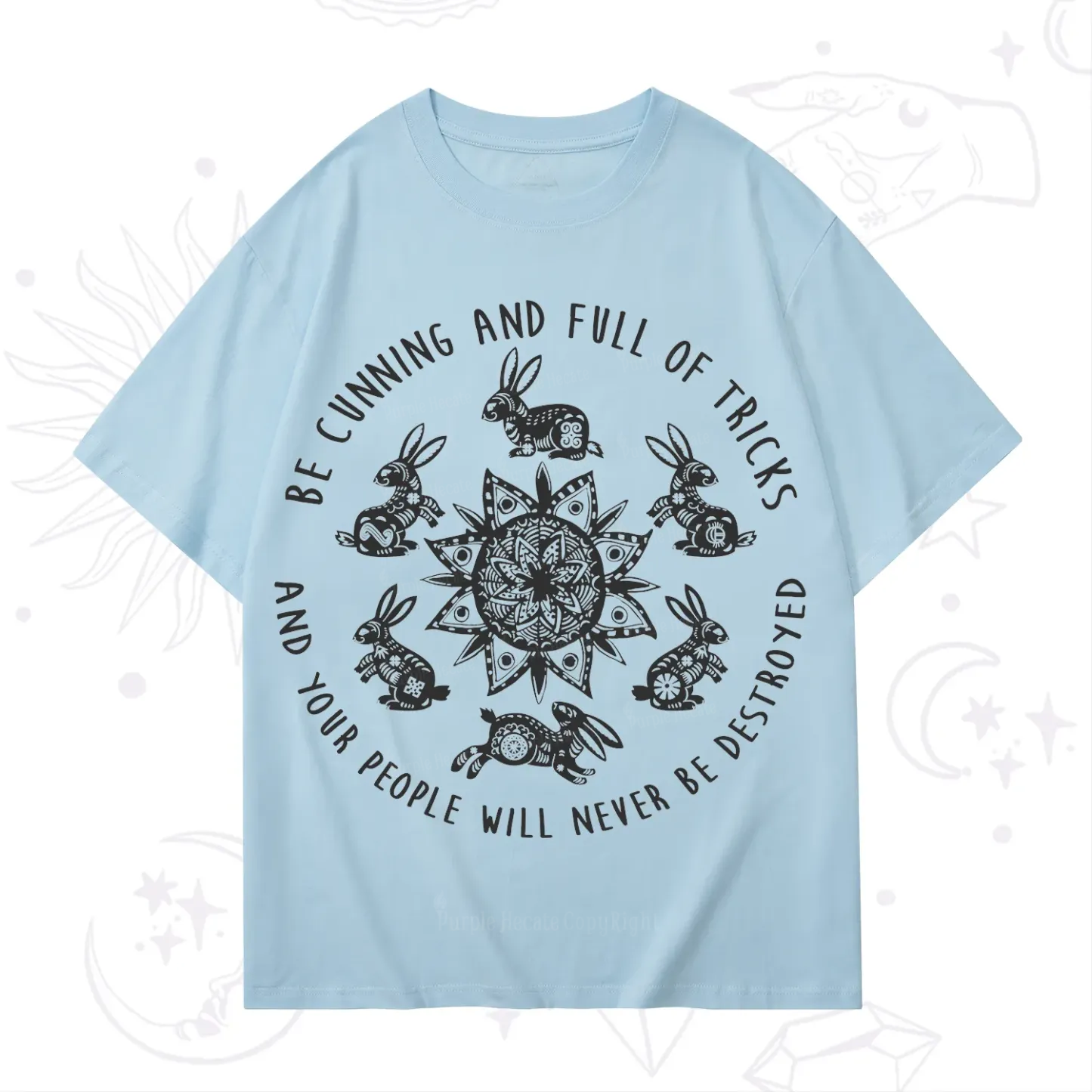 Purplehecate Cunning Rabbit Protection Spell T-Shirt