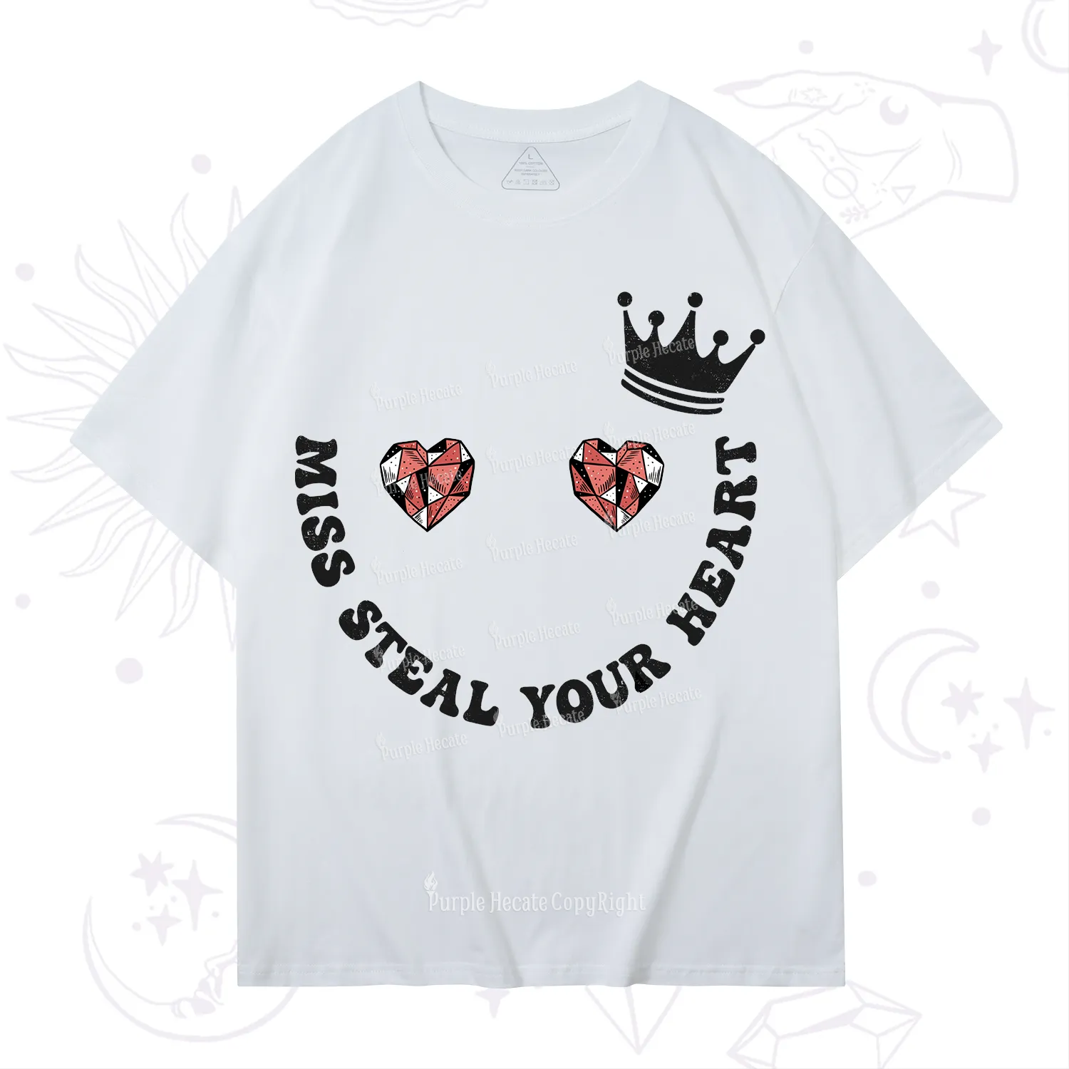 Purplehecate Miss Steal Your Heart Valentine T-Shirt