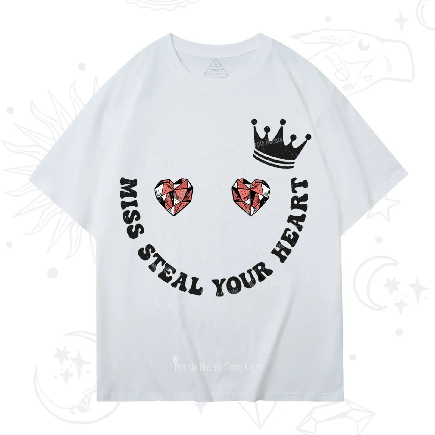 Purplehecate Miss Steal Your Heart Valentine T-Shirt