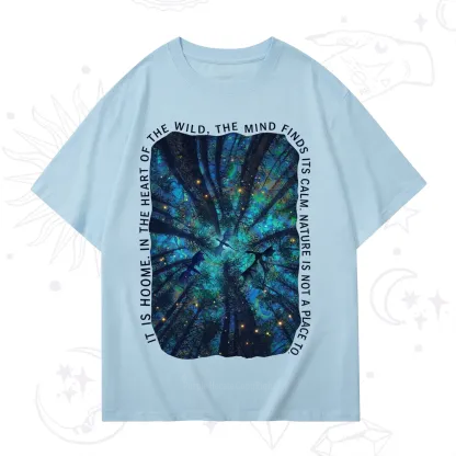 Purplehecate Forest Mindscape Night Sky T-Shirt