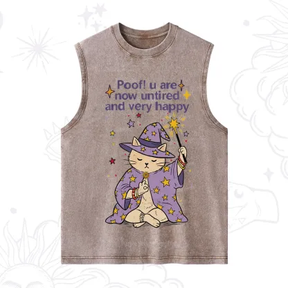 Purplehecate Poof! You Are Now Untired And Very Happy Washed Tank
