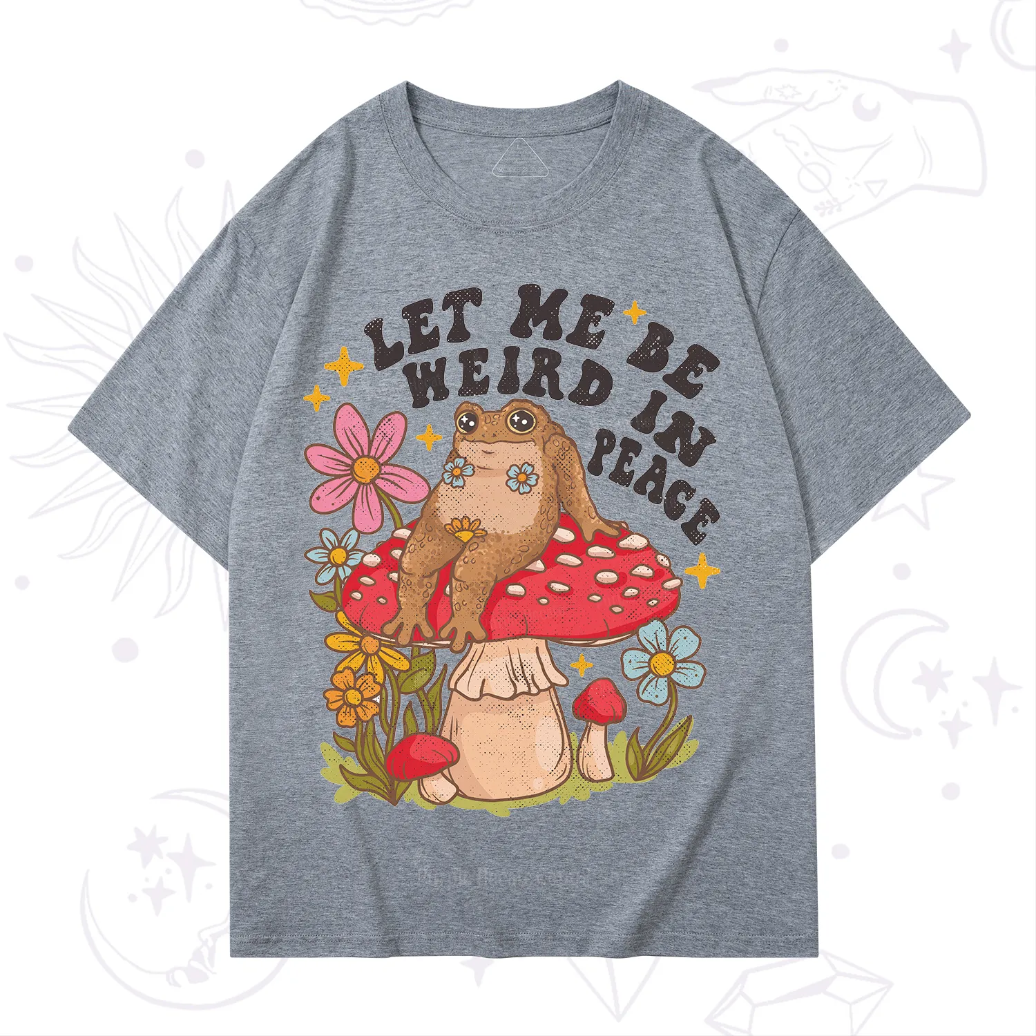 Purplehecate Let Me Be Weird In Peace Toad T-Shirt