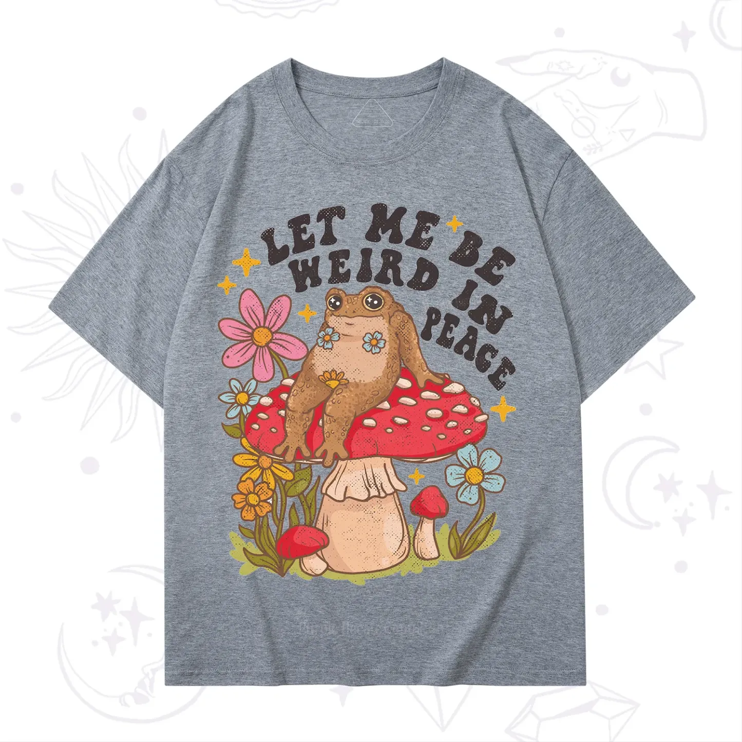 Purplehecate Let Me Be Weird In Peace Toad T-Shirt