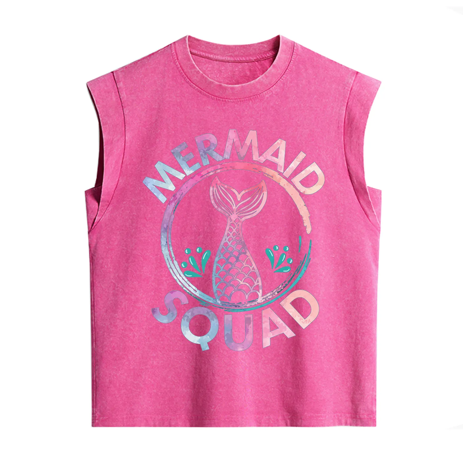 Purplehecate Mermaid Squad Vintage Washed Tank