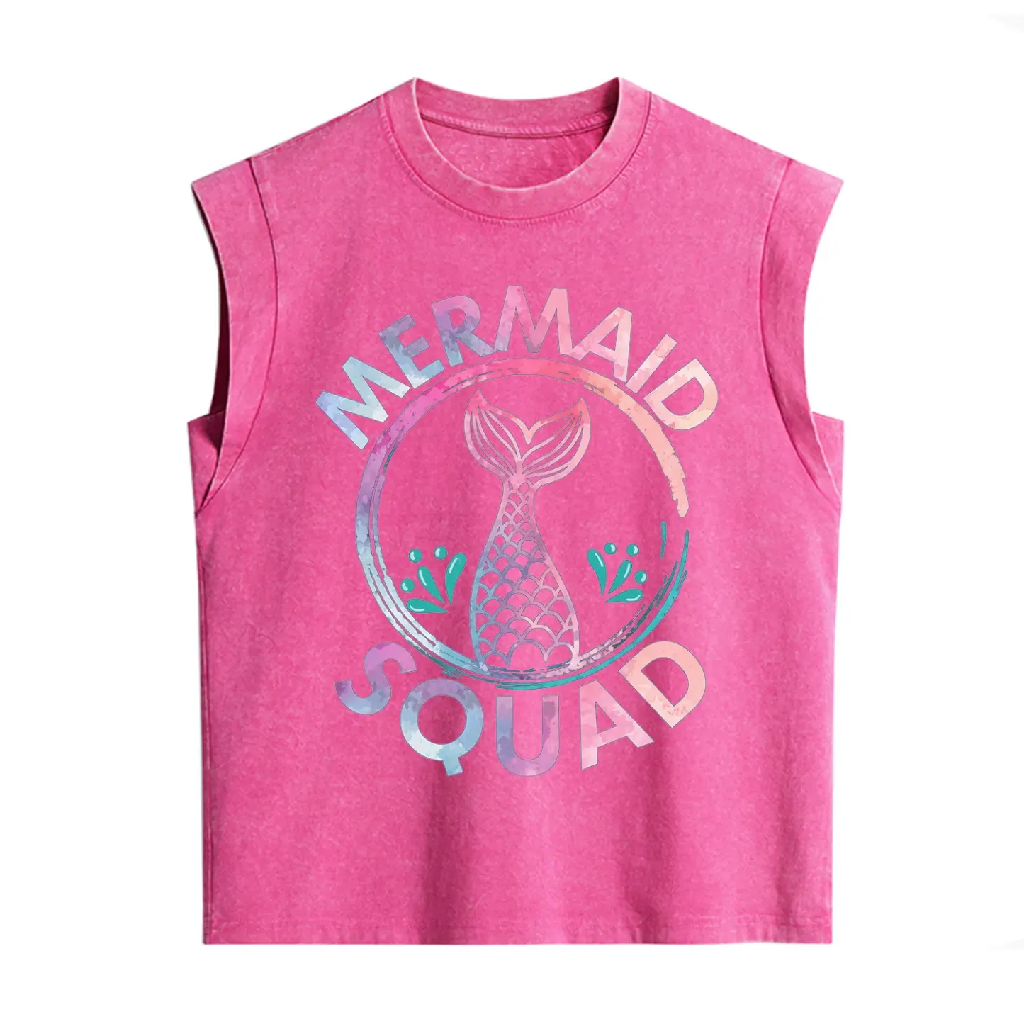 Purplehecate Mermaid Squad Vintage Washed Tank