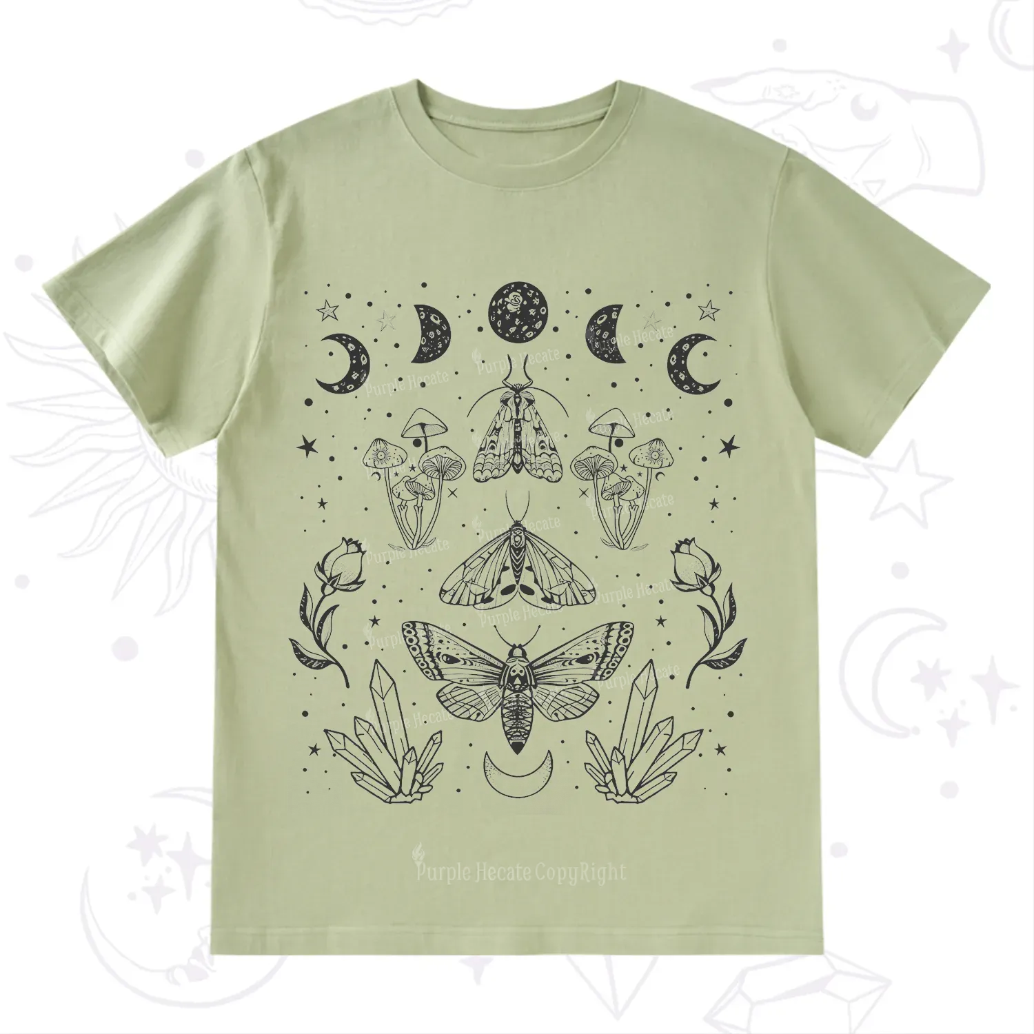 Purplehecate Mystical Moth T-Shirt