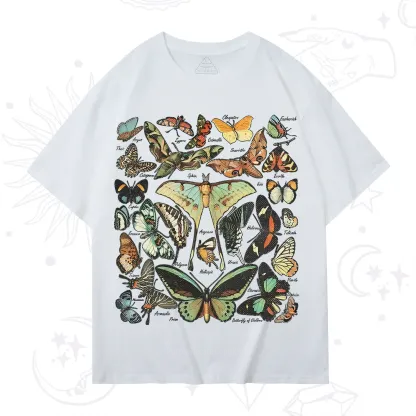 Purplehecate Vintage Butterfly & Moth T-Shirt