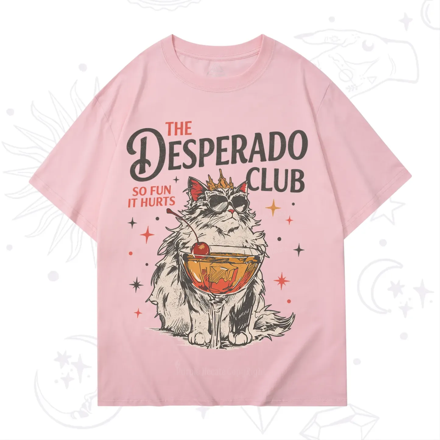 Purplehecate The Desperado Club Vintage Gang T-Shirt
