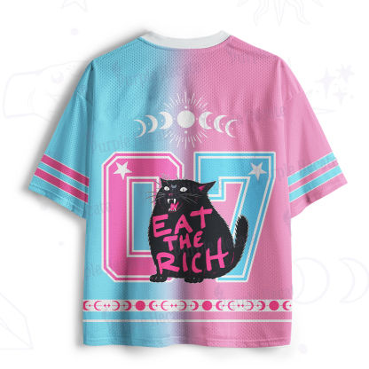 Purplehecate Eat The Rich Cat Mesh Jersey