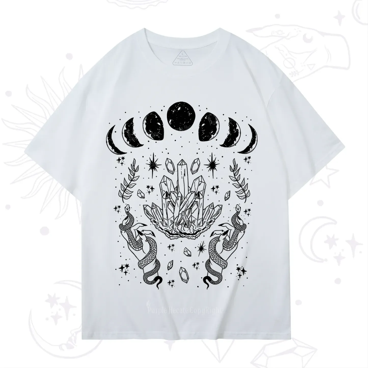 Purplehecate Serpents of the Moon T-Shirt