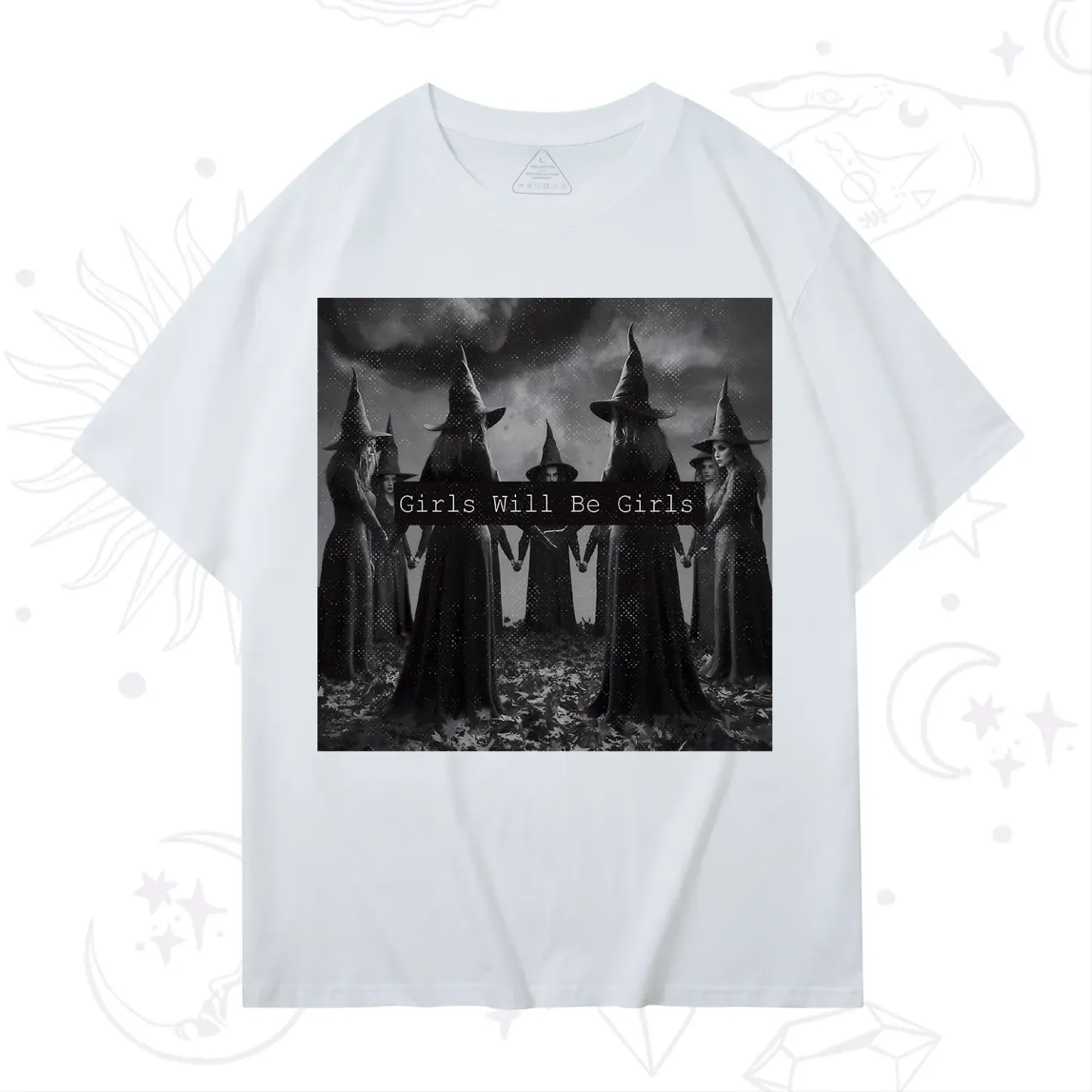 Purplehecate Vintage Girls Will Be Girls Witch T-Shirt
