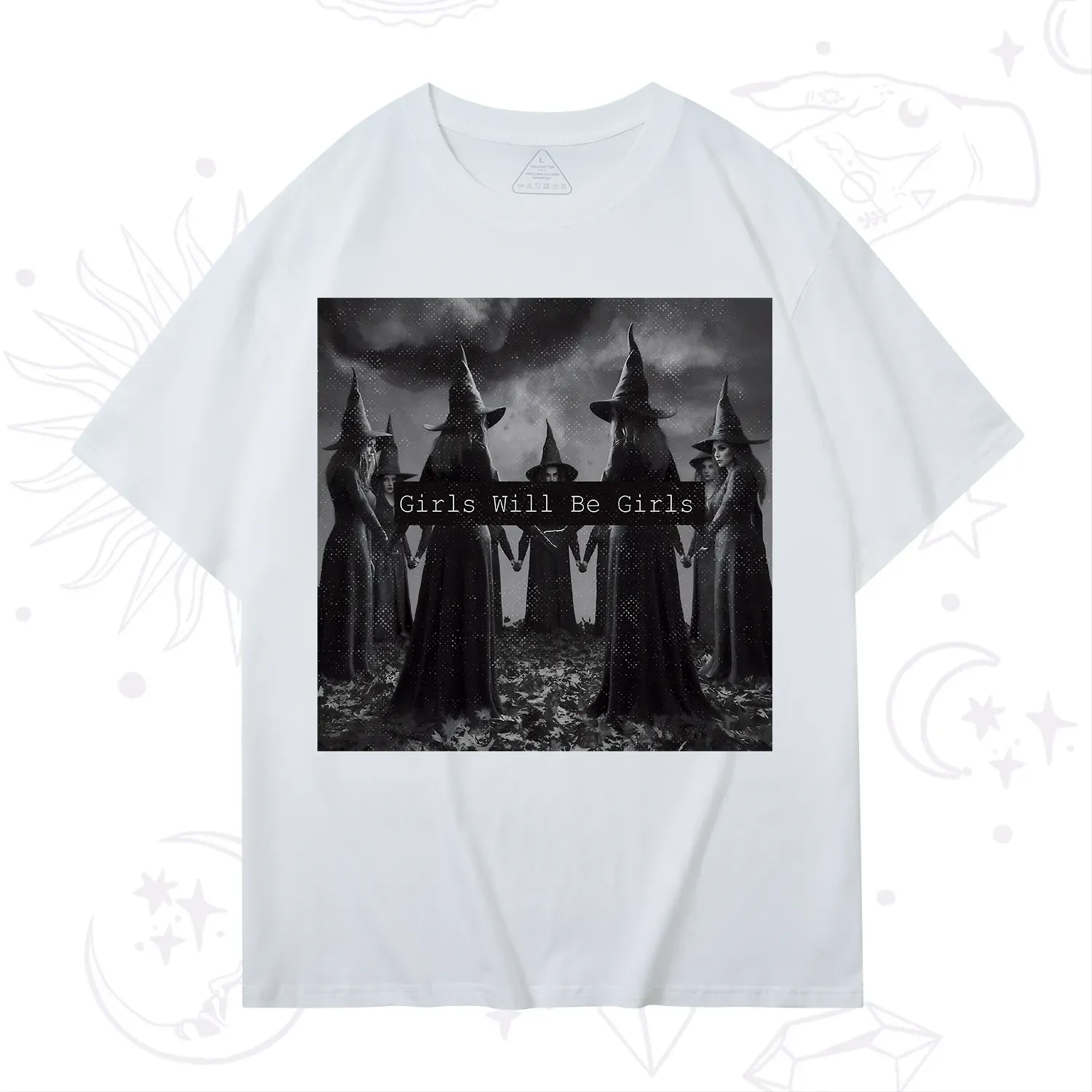 Purplehecate Vintage Girls Will Be Girls Witch T-Shirt