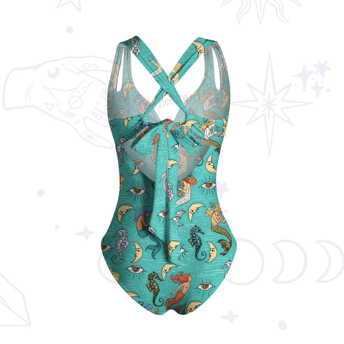 Purplehecate Mermaid Magic One-Piece Swimsuit