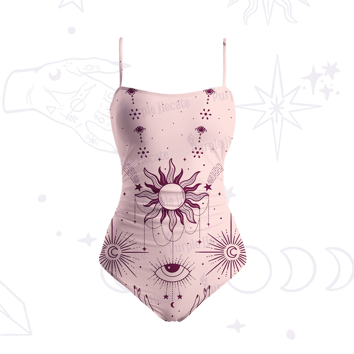 Purplehecate Solar Oracle One-Piece Swimsuit
