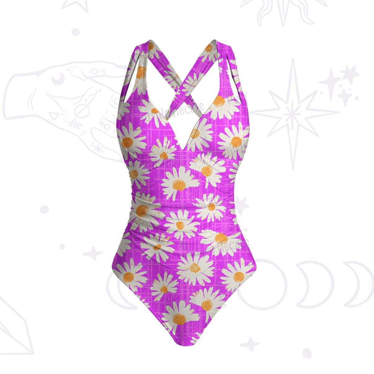Purplehecate Daisy Daydream One-Piece Swimsuit