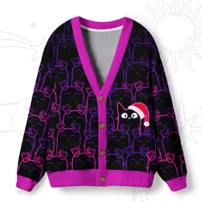 Purplehecate Reindeer Was Sold Out Christmas  Ugly Cardigan Sweaters