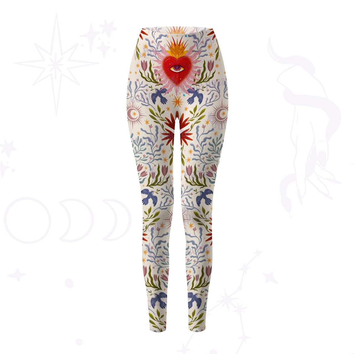 Magic Purplehecate Mystical Tarot Yoga Pants