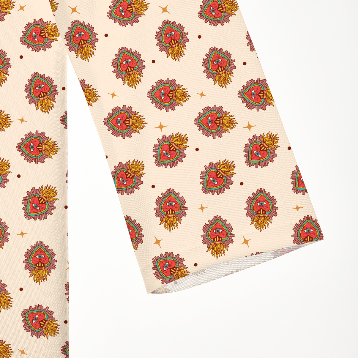 Purplehecate Sacred Heart Beachwear Cover-Up Dress