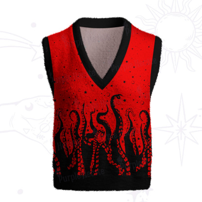 Purplehecate Tentacles of the Deep Ugly Sweater Vest