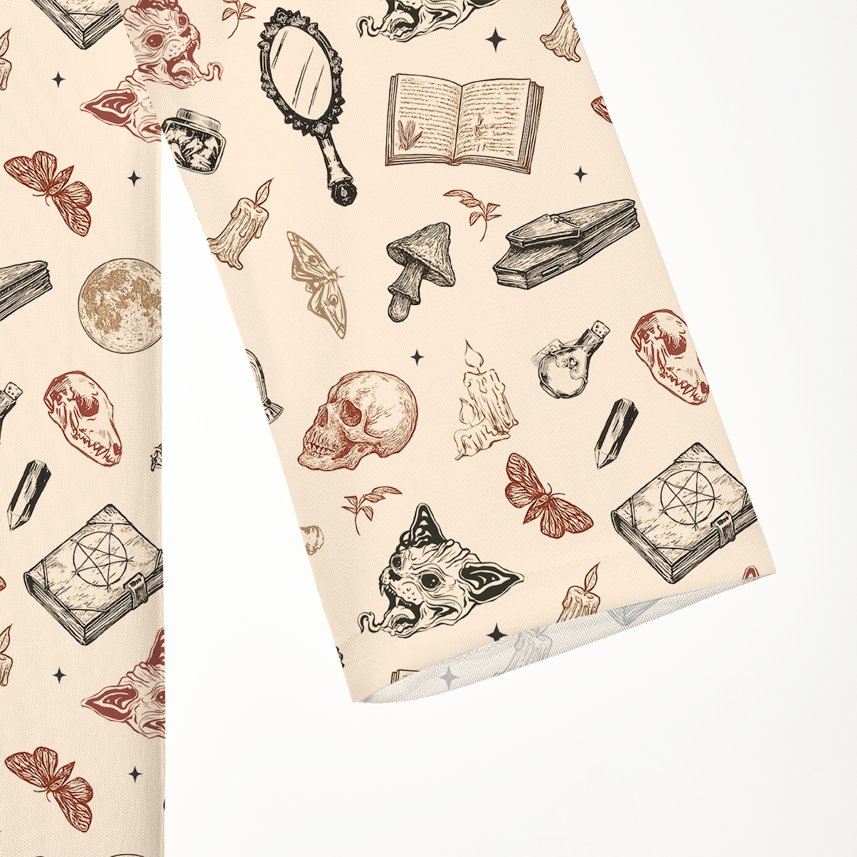 Purplehecate Witchy Spellbook Beachwear Cover-Up Dress