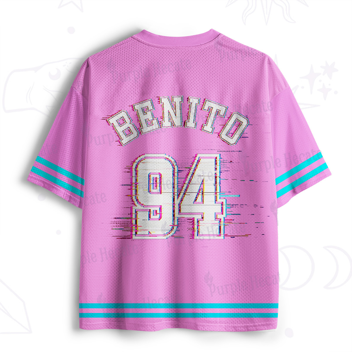 Purplehecate Neon Bunny Beats No.94 Mesh Jersey