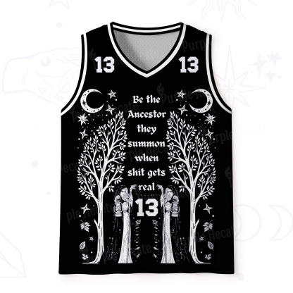 Purplehecate Be The Ancestor They Summon When Shit Gets Real Mesh Jersey Tank Top