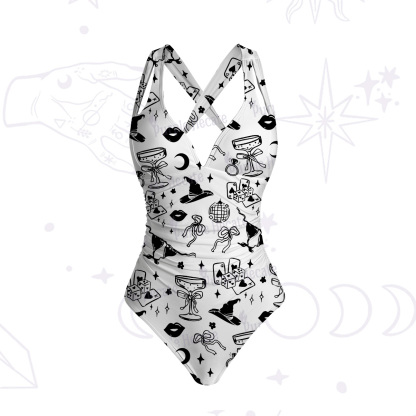 Purplehecate Witch’s Night Out One-Piece Swimsuit