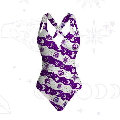 Purplehecate Starry Tides One-Piece Swimsuit