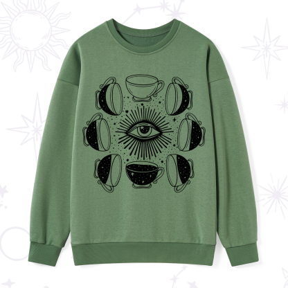 Purplehecate Moon Phase Coffee Sweatshirt