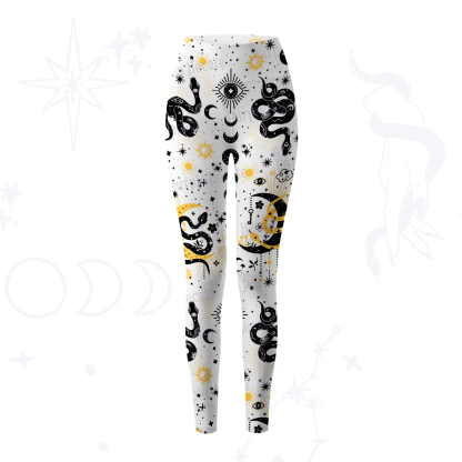 Purplehecate Divine Serpent Under the Moon Yoga Pants