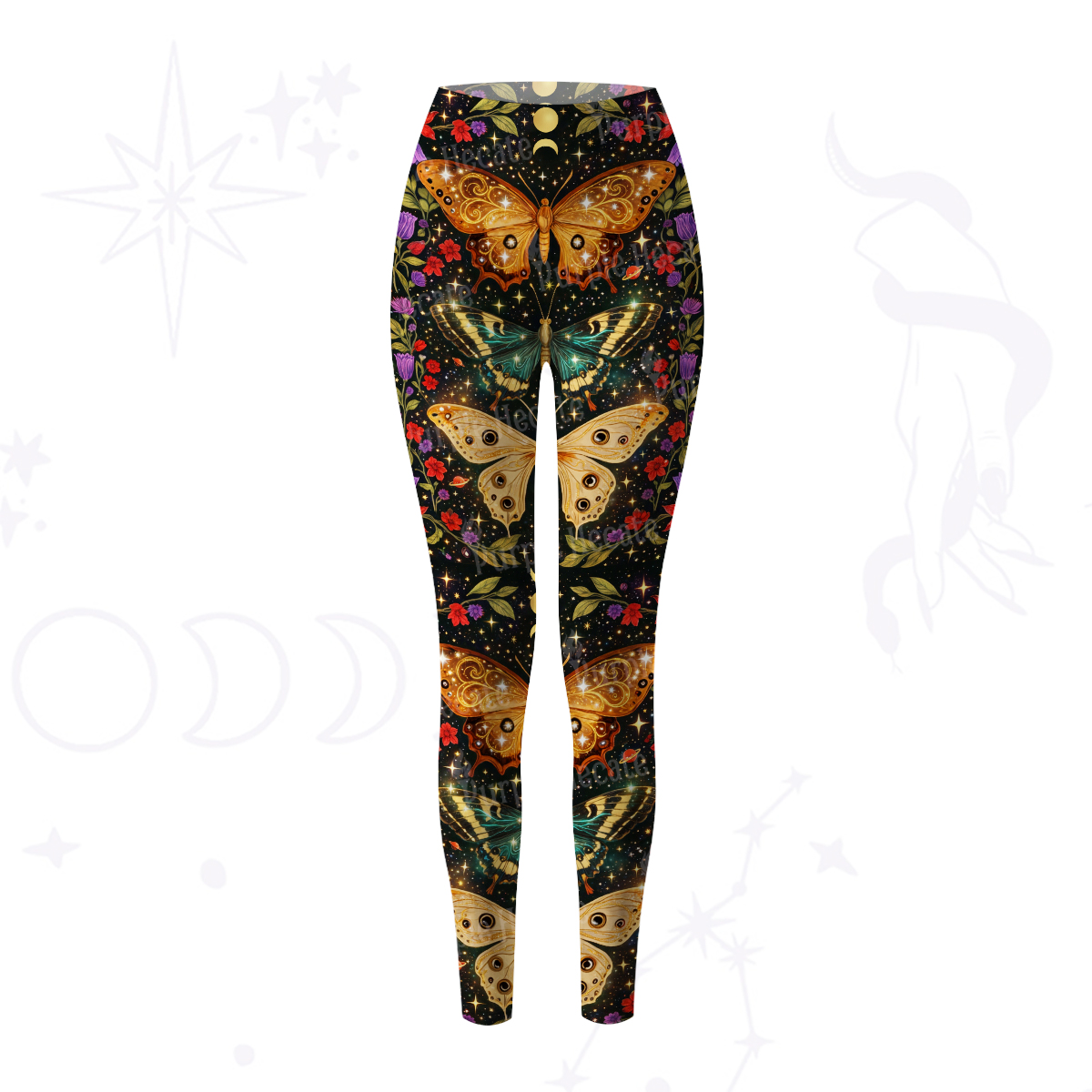Purplehecate Mystic Butterfly Whisper Yoga Pants