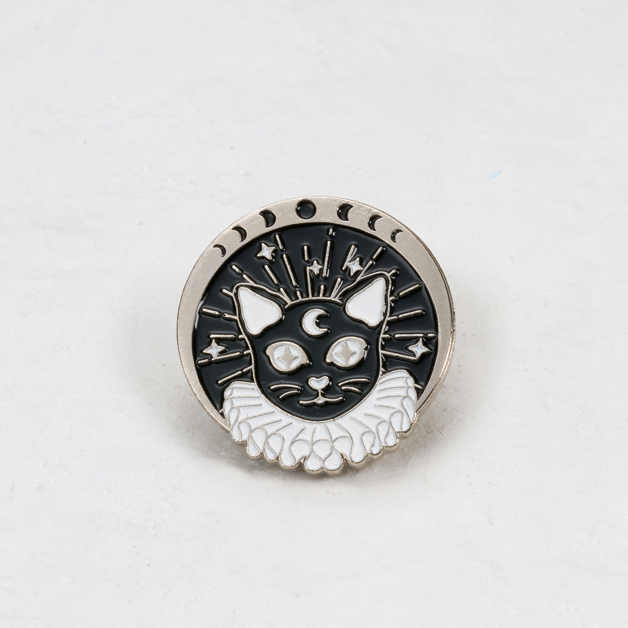 Purplehecate Cat Face Pin