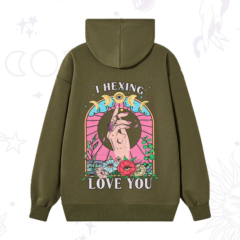 Purplehecate I Hexing Love You Hoodie