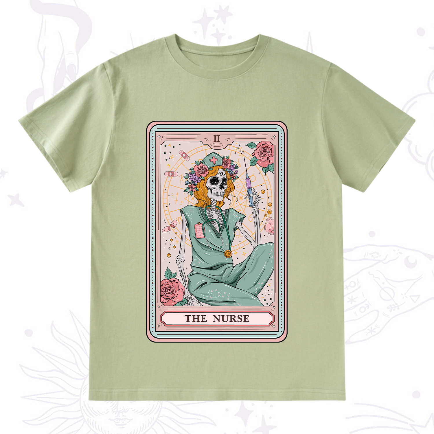 Purplehecate The Nurse Tarot Card T-Shirt