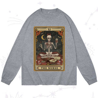 Purplehecate The Nurse Tarot Long Sleeve T-Shirt