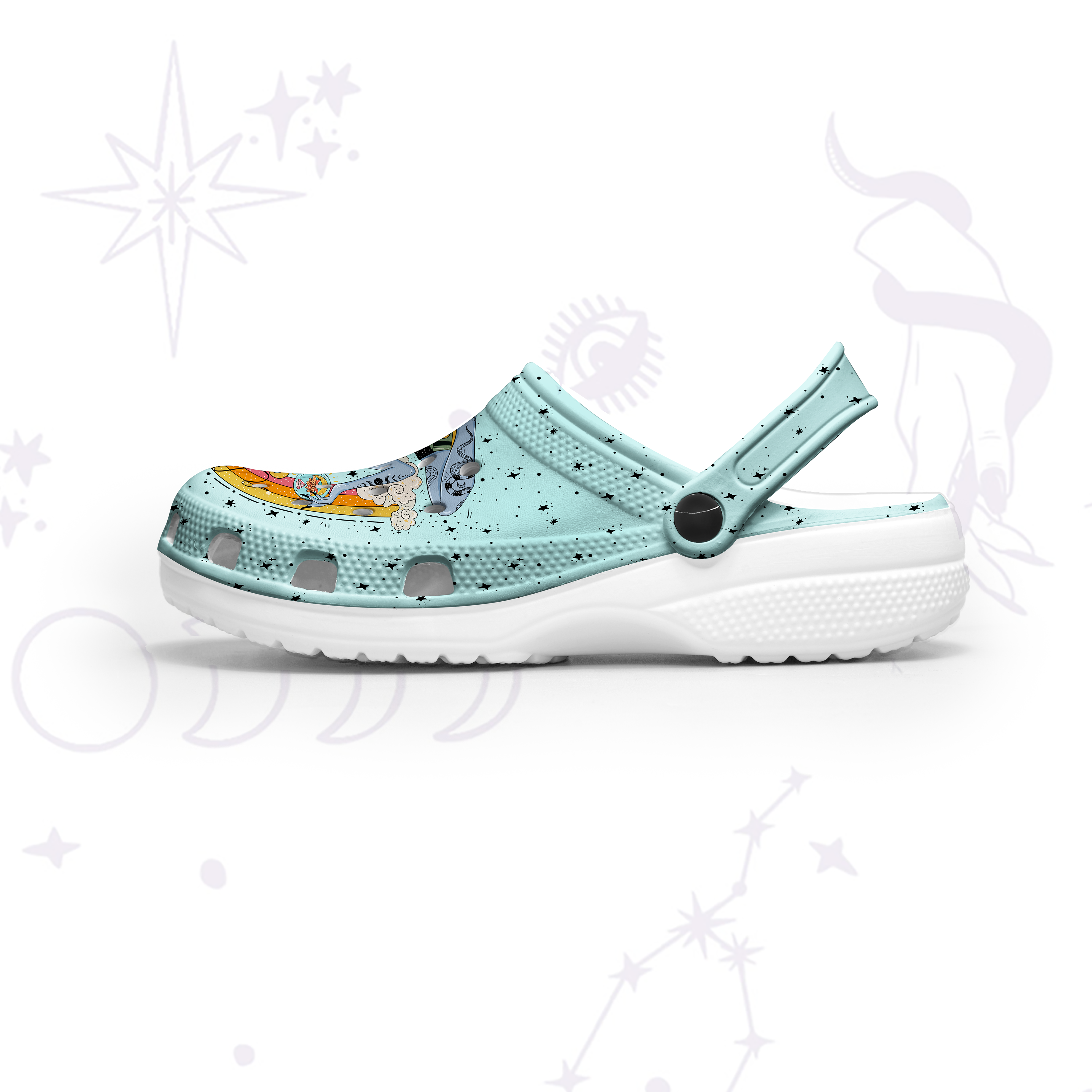 Purplehecate I'm The Queen Of All My Dreams Rubber Clogs