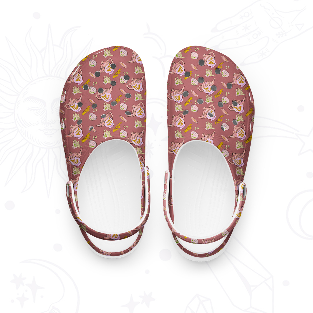 Purplehecate Purple Fantasy Rubber Clogs